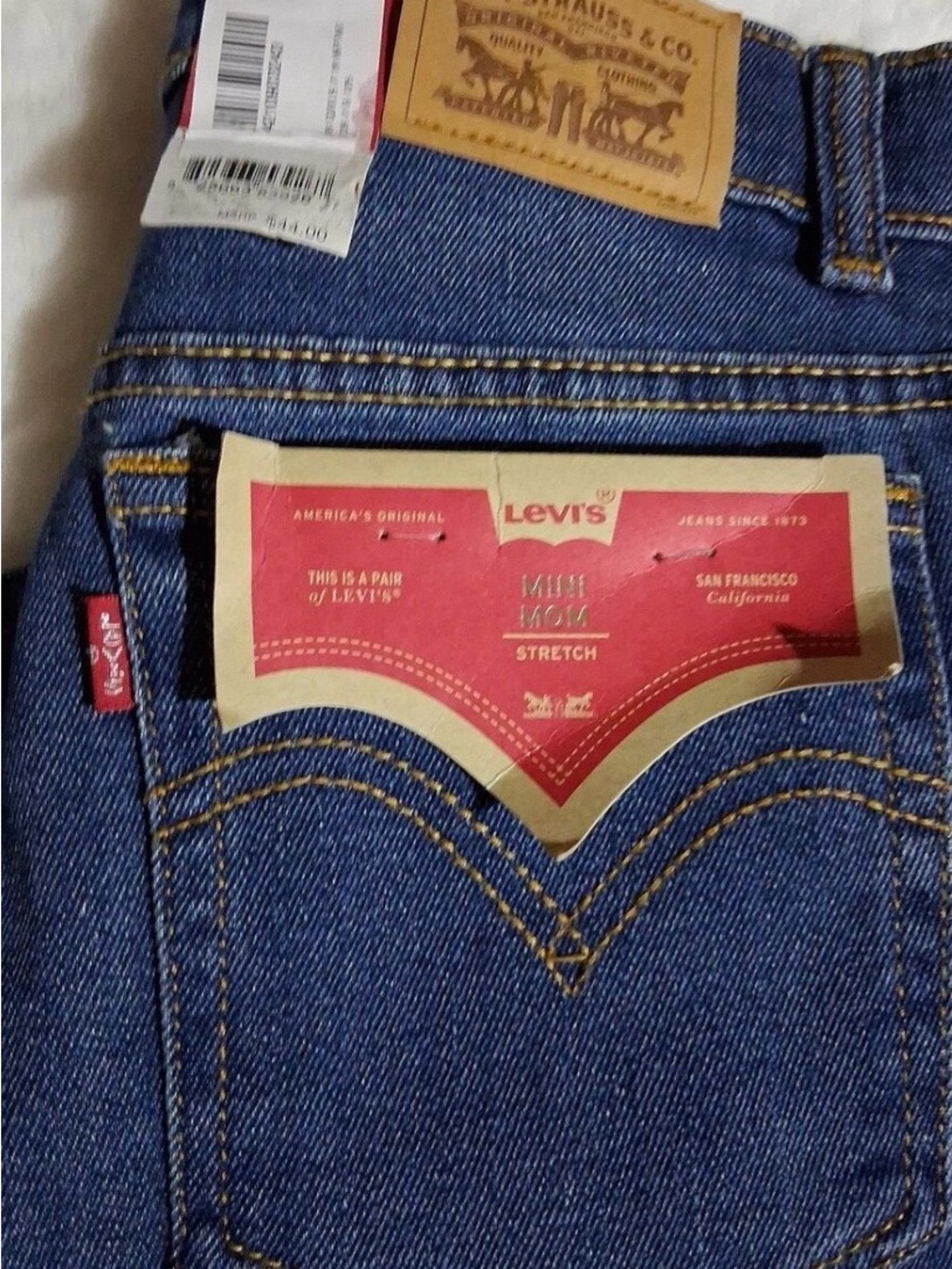 Levi's Blue Denim Jeans with Red Label